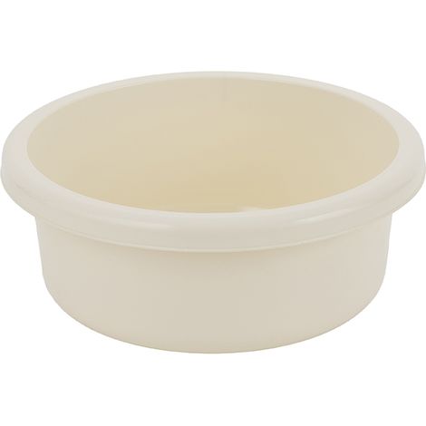 Bol rond en plastique 31 cm 6,2 L crème - Ben