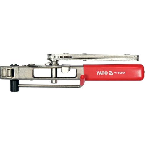 Yato, modelo YT-06064, Herramienta de tensión para abrazaderas de manguera, herramienta confiable y precisa, ideal para trabajar con mangueras, abrazaderas y piezas automotrices