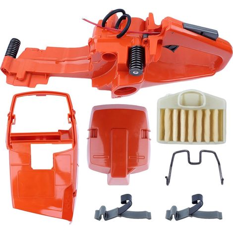 Kit de support de couvercle de cylindre de filtre à air et assemblage de réservoir de carburant pour tronçonneuse Husqvarna 362 365 371 372 503713273, 503628001, 503627871 (1/5)