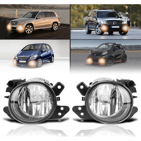 Feux anti-brouillard compatibles avec W169 W245 W204 S204 C219 W212 S212 C207 A207 X164 X156 X204 W164 W221 C216, SMART Fortwo (451) (Claire) (1/5)