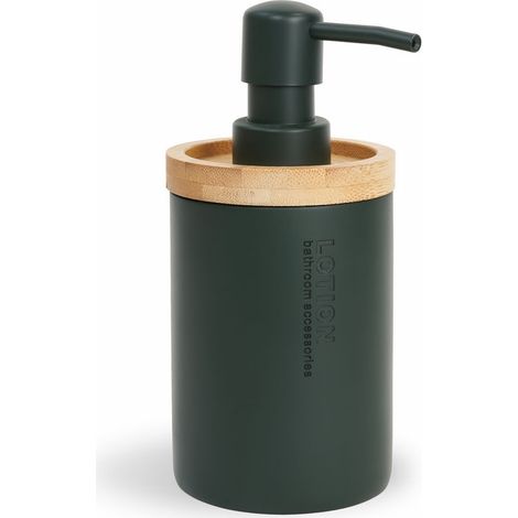 Dispenser Verde in Bambù Accessori Bagno Annika