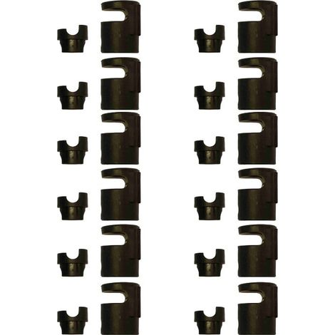Lot x12 Embout Montant avec Verrouillage pour Filet Trampoline avec Anneau (1/3)