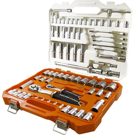 Coffret serrage cliquets clés tournevis 73 pièces (1/5)