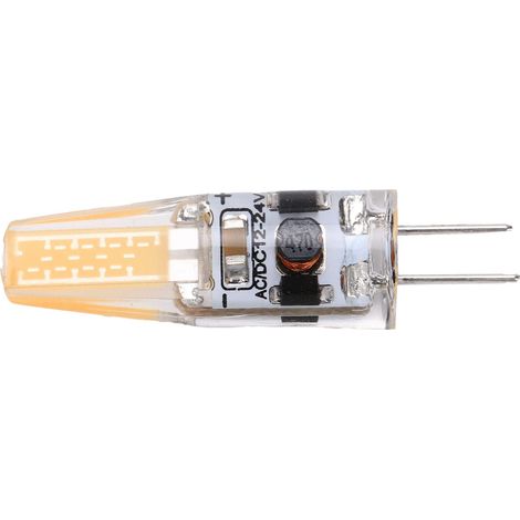 Ampoule G4 à intensité variable 3W 300LM Culot BiPin pour lustre, applique murale, AC/DC 1224V (Blanc chaud 2700K/3100K)