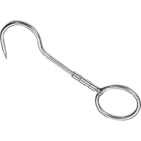 Gancio girevole con anello mm 240 x 12