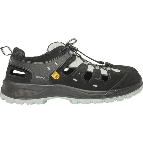 Bennon bombis lite S1P ESD NM Grau Sandale Arbeitsschuhe 47 (1/5)