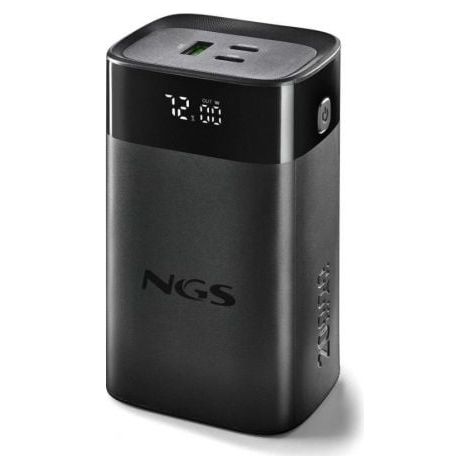 Powerbank 20000mAh NGS TWIX20/ 65W/ Compatible con Portátiles/ Negra