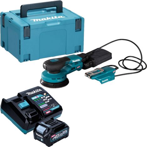 Makita BO 003 CGD101 Levigatrice rotorbitale a batteria 40 V max. 125 mm 3,0 mm di corsa Brushless + 1x batteria ricaricabile 2,5 Ah + caricabatterie + Makpac