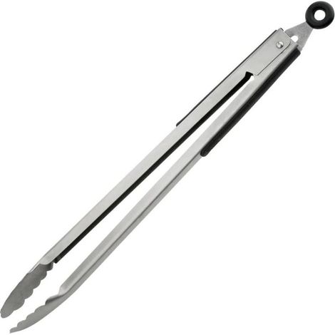 Grillzange aus Edelstahl, Grillbesteck aus Edelstahl und Kunststoff, 46 cm (1/5)