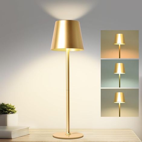 Lampe de Table LED Sans Fil, 5W, 5200mAh, Matériau Métallique (1/5)