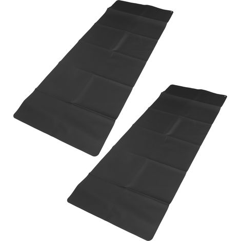 Lot de 2 tapis de mise à la terre en similicuir souple (PU) avec câble de 5 m, pour soulager le stress et réduire l'inflammation. Dimensions : 180 x 68 cm. (1/5)