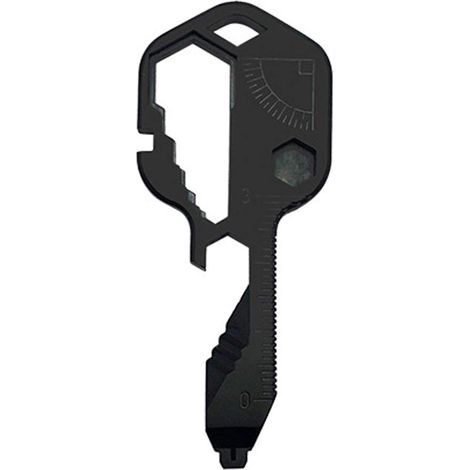 Outil à main polyvalent 24 en 1 pour le camping et les voyages : ouvre-bouteille, clé hexagonale pour vélo et tournevis. (1/5)