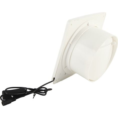 Ventilateur d'extraction solaire 50 W 6 pouces, grille de protection en ABS, étanche IP67, pour serres et abris pour animaux. (1/5)