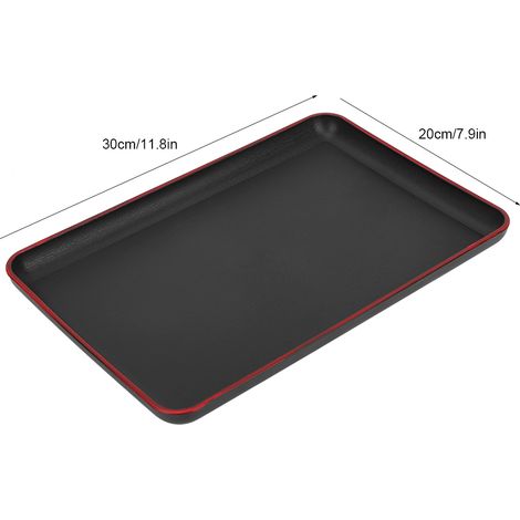 Rechteckiges Serviertablett 30x20 cm im japanischen Stil für Restaurant, Zuhause, Hotel (1/5)