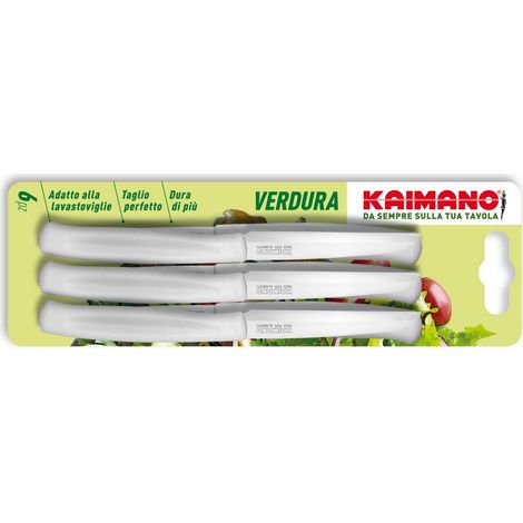 1CF SET COLTELLI PER VERDURA DINAMIK 6 PEZZI col. Bianco