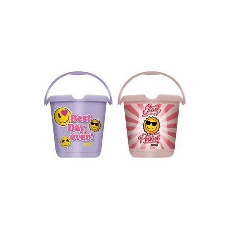 Eimer keeeper ilvie 10 Liter Polypropylen Emoji Positiv