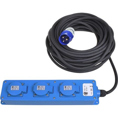 Prise schuko cee 3 voies 10m (1/3)