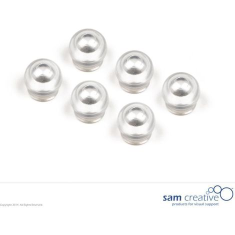 Bolmagneten Extra Sterk 15mm transparant