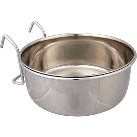 Trixie Trixie Futternapf mit Halterung zum Aufhängen Edelstahl - 900 ML 14 CM (1/4)