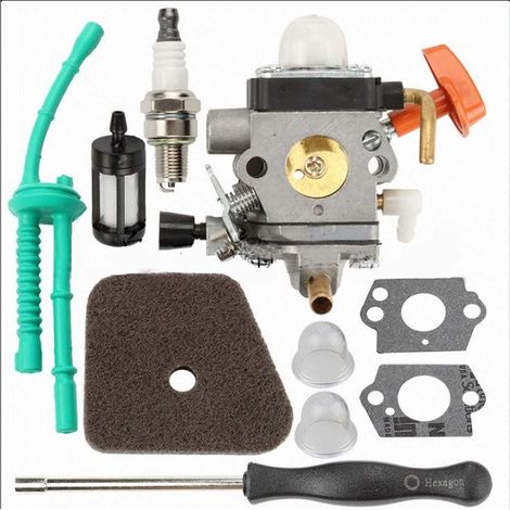 Carburateur C1Q-S174 avec outil de réglage de bougie d'allumage pour Stihl FS87 FS90 FS100 FS110 HT100 HT101 HL100 HL90 FC95 FC90 Trimmer (1/5)