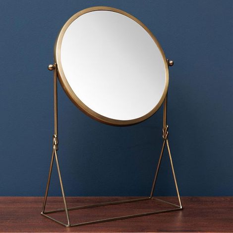 Miroir Pivotant à Poser Factory Laiton 17x40x59cm (1/4)