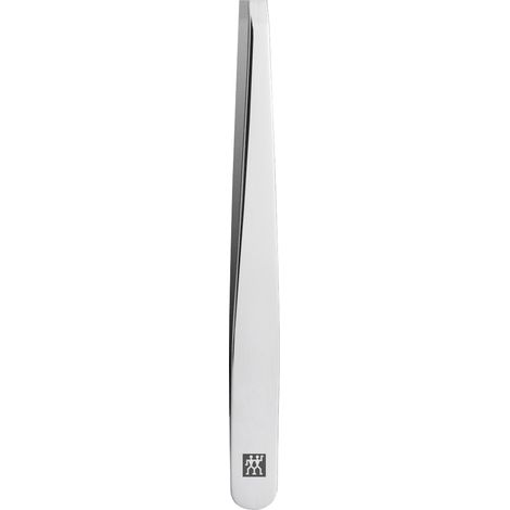1 Pincette Droite Acier Inoxydable Pointes Polies 90mm Épilation Sourcils Visage
