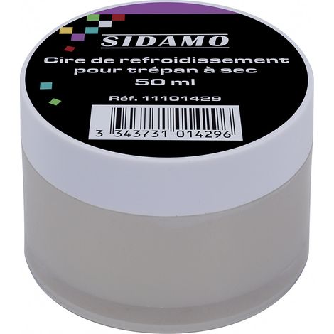 Sidamo – Cire pour trépan à sec 50 ML – Lubrification et refroidissement – Pour diamètres 6-18 mm – Accessoire d'outils diamantés