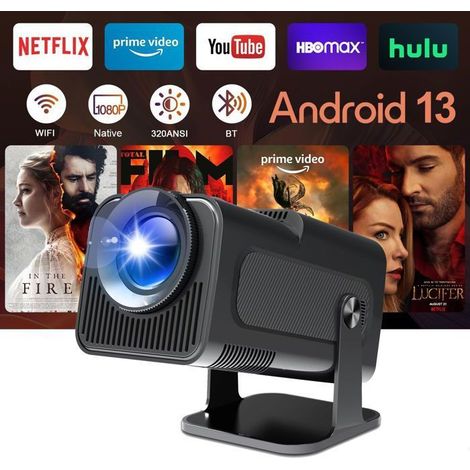 Vidéoprojecteur - ETOOLAB - 4K Mini Projecteur - Full HD 1080P - WiFi 6 - Bluetooth 5.0