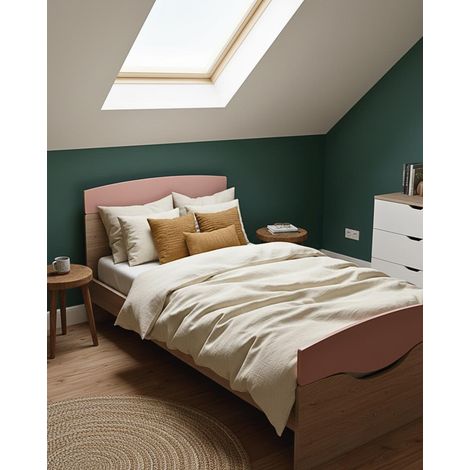 Letto Smile con fascioni e pediera - Letto singolo 127 x 197 - Struttura Virginia e rosa - Rete e materasso esclusi (1/5)
