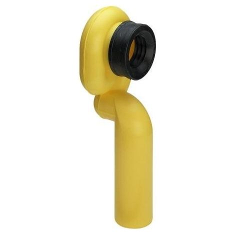 Sifone per orinatoio verticale, plastica/bianco