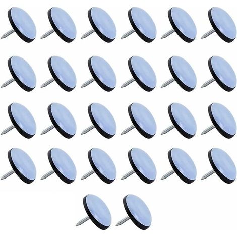 Patins En Téflon - Diamètre 25 Mm - Pour Meubles Et Chaises - Protection Sol Anti-rayure - Lot De 26 Pièces (1/5)