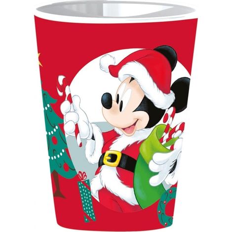 Mug de Noël Minnie et Mickey 260 ml en plastique de Disney