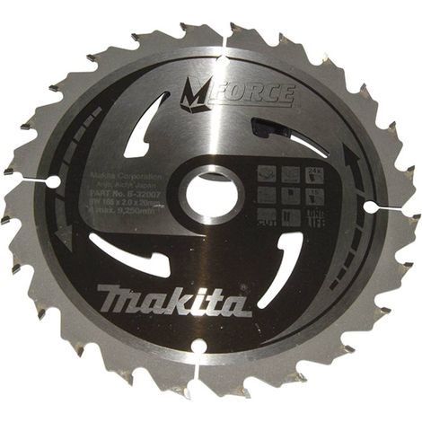 Makita M-FORCE B-32007 Lama circolare 165 x 20 x 2 mm Numero di denti: 24 1 pz. (1/5)