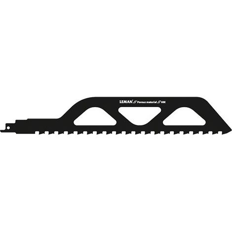 Lama a sciabola HM - L. 280 mm passo 12,7 mm - per calcestruzzo cellulare - LEMAN - 7718.01