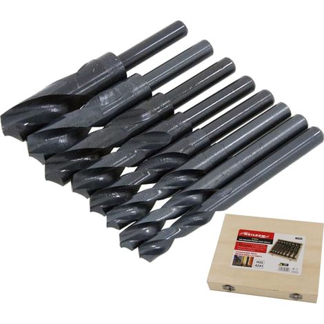 Neilsen 8pc HSS Drill Metal Bits Set Reduced Shank Twist Drill Bit 1/2"
