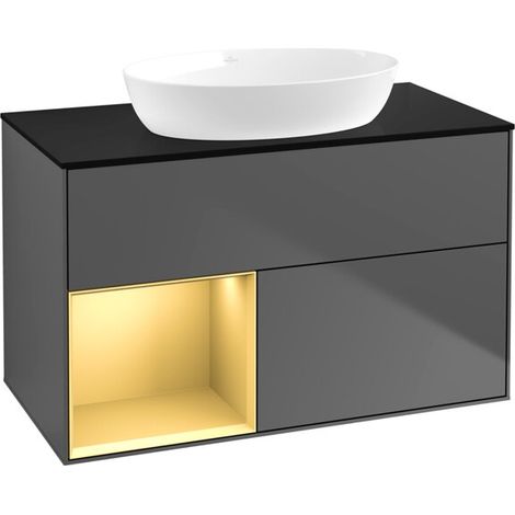 Villeroy & Boch FA12HFGK Armoire sous-lavabo Finion FA1 (1/2)
