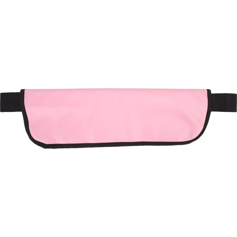 Ceinture de poussée des hanches en cuir PU avec fermeture auto-agrippante, portable, pour l'entraînement des fessiers et du bassin en salle de sport (rose). (1/5)