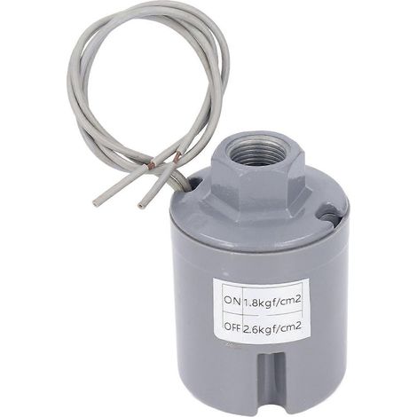 Pressostat de pompe, surpresseur auto-amorçant, régulateur mécanique automatique, 220–240 V, 1,8–2,6 kgf/cm², Fe