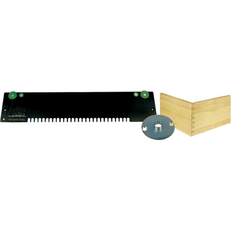 CMT300T064 Gabarit pour midi assemblage à queue d'aronde 6,3mm – Pour bois dur – Guide de précision Ø7,8x4mm inclus