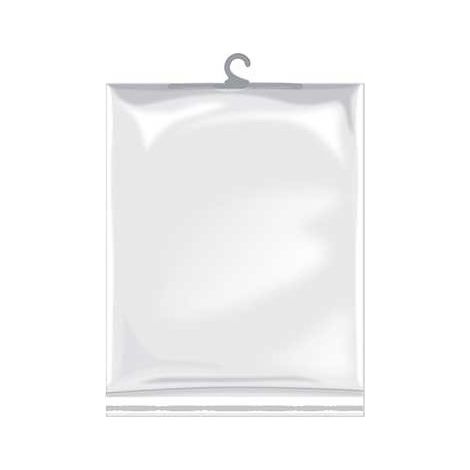 Bolsa de plástico con adhesivo y percha VALENTO Caracas Nº3 33 x 38 + 5 cm