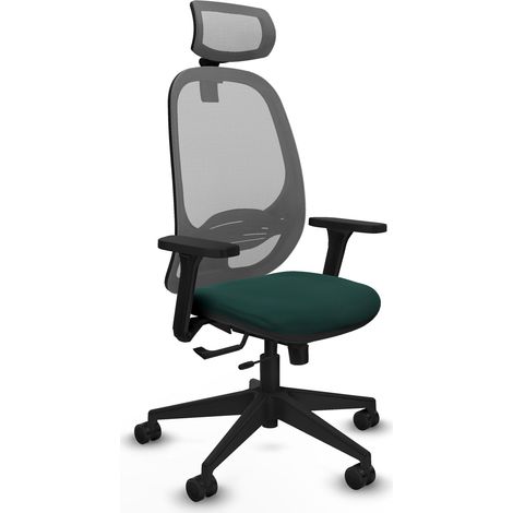 Chaise piqueras y crespo Cilanco gris cuir synthétique vert (1/2)