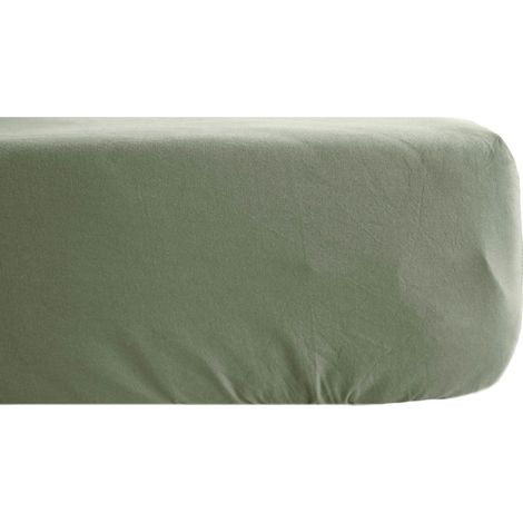 Drap housse coton lavé PALACE 160x200 cm