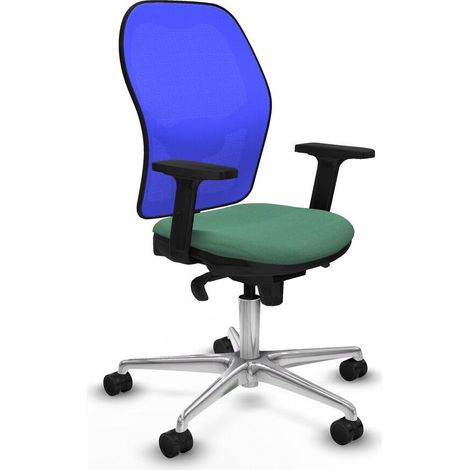 Piqueras y Crespo 2D086N0 Chaise de bureau vert émeraude (1/3)