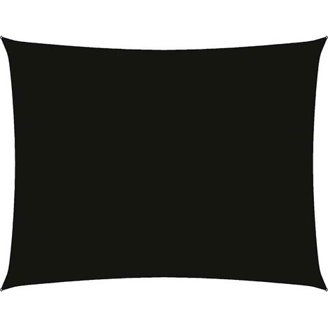 Maison Exclusive - Toldo de vela rectangular tela Oxford negro 3, (1/5)