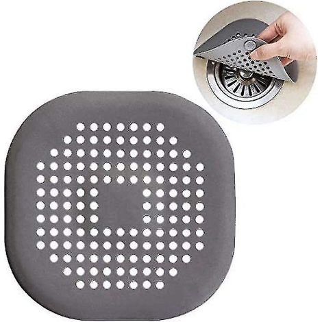 Crépine de vidange, 6 pièces, grille de vidange récupératrice de cheveux pour baignoire (1/5)