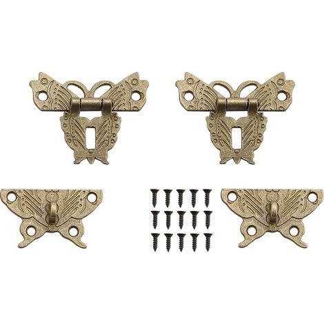 Serrure décorative vintage en bronze boîte à bijoux idéale les boîtes (1/5)