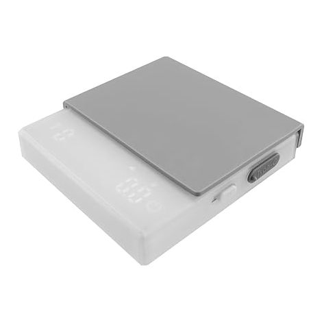 Mini Coffee Scale with Timer, USB-C, Precision 0.1 g, White (1/5)