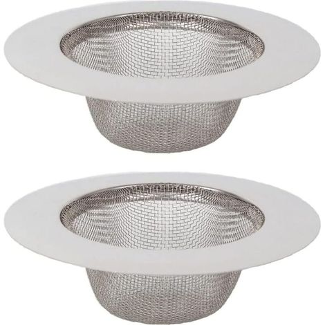 Filtro per lavello da cucina, filtro per lavello in acciaio inox, filtro di scarico in acciaio inox, filtro per lavello da cucina, per lavello da cucina, bagno, lavabo, vasca da bagno - Crezuo