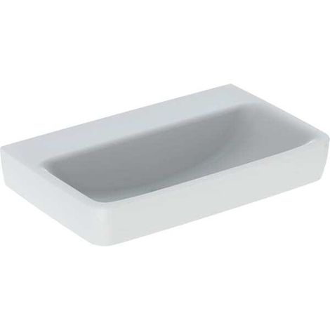 Geberit Renova Lavabo compacto, sin agujero para grifo, sin