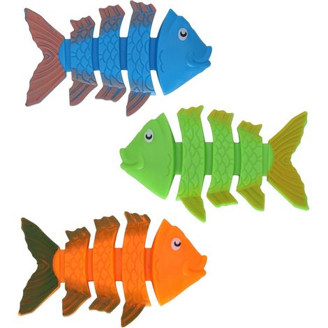 de plongée sous-marine pour enfants, cadeau de piscine (poisson plongeur), lot de 3 (1/5)